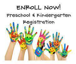Decorative - Enroll Now! Preschool & Kindergarten Registration