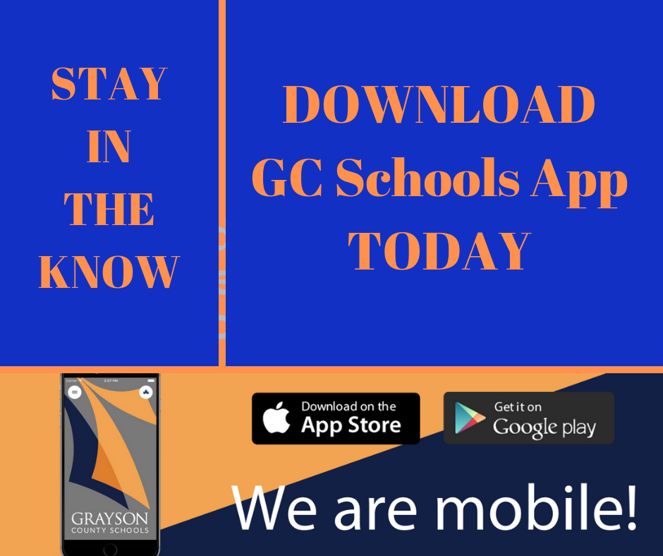 Stay in the Know; Download the GCS App