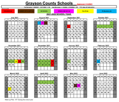 2021-22 SY Calendar Approved