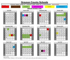 2020-21 School Year Calendar Approved