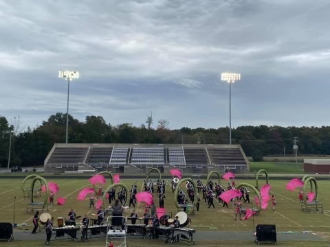 band on football field