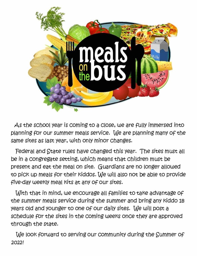 Meals on the Bus Coming Soon