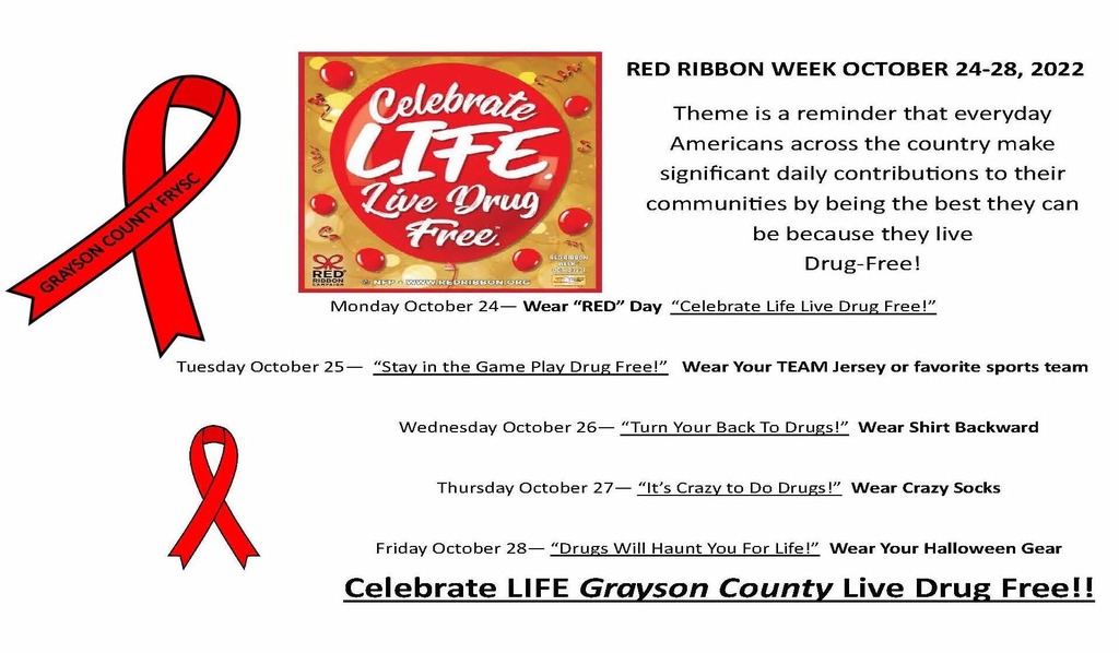 Red Ribbon Week Activities