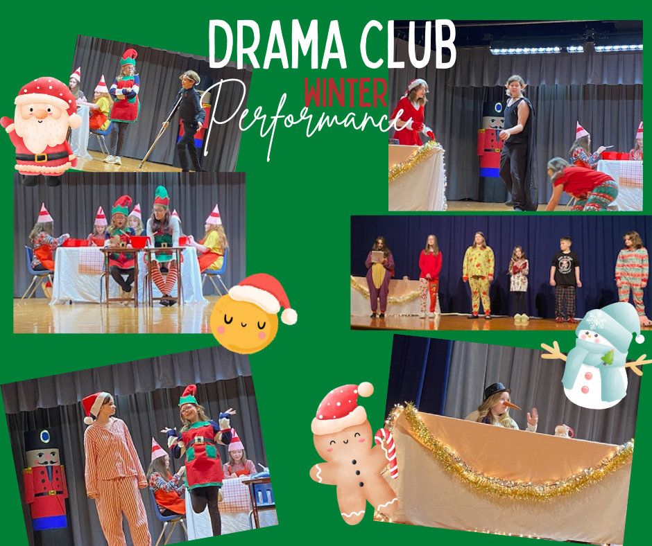 Drama club winter performance photos