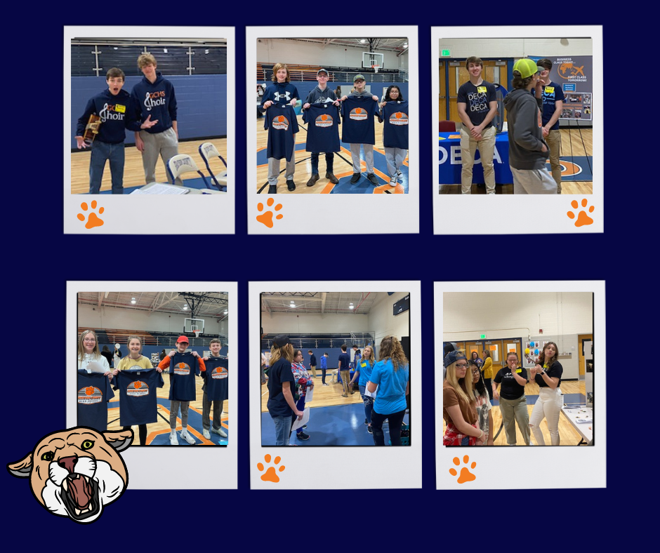 Candid pictures of students at GCMS showcase